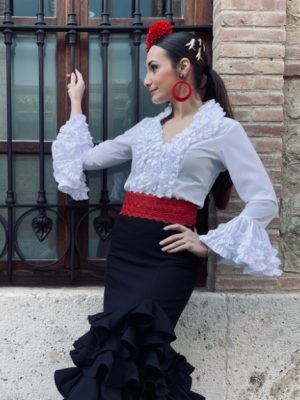 blusa flamenca