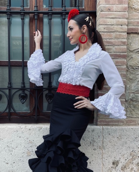 blusa flamenca