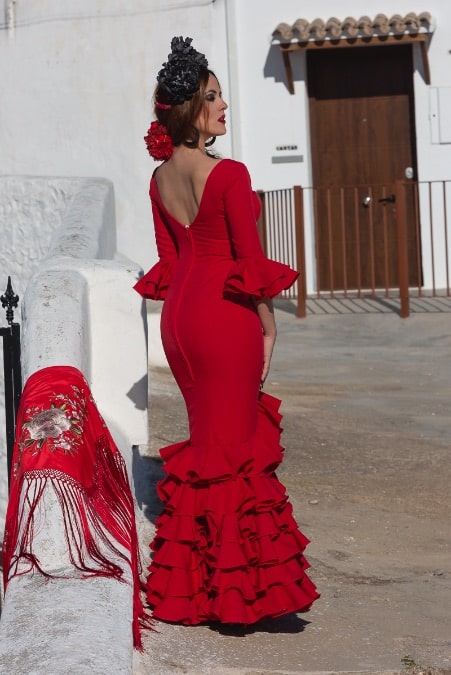 cordoba traje flamenca cordoba rojo