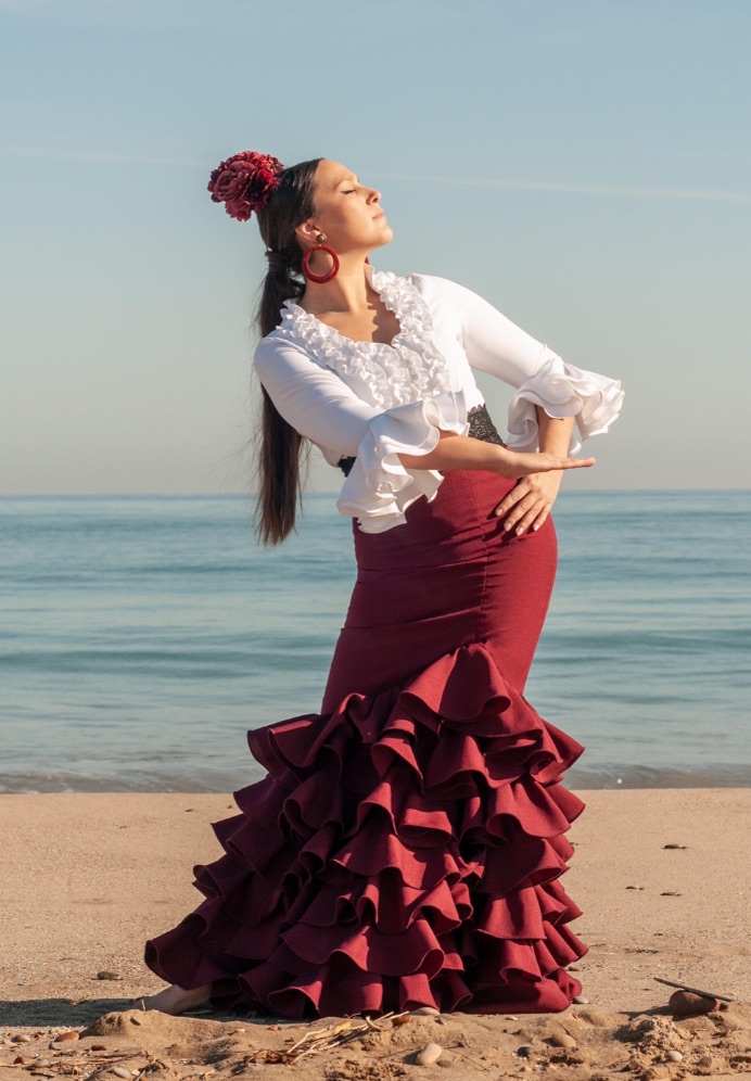 Campera Blanca - Caroly Moda Flamenca