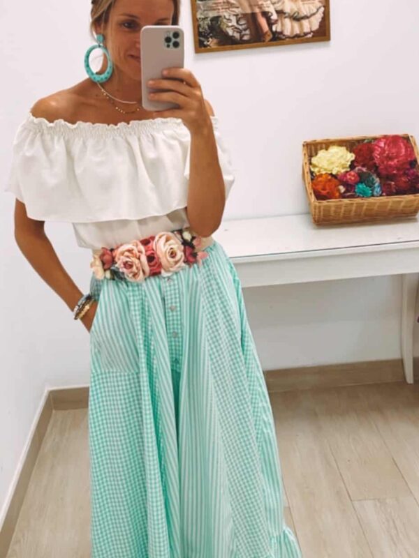 Falda Flamenca Vichy