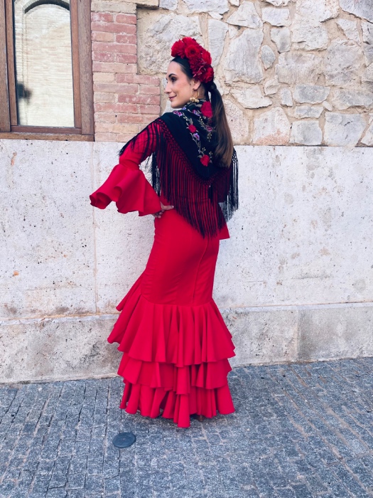 traje flamenca cadiz rojo5 8